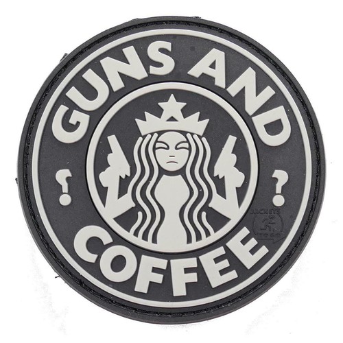 Guns coffee swat moral patch - guns,