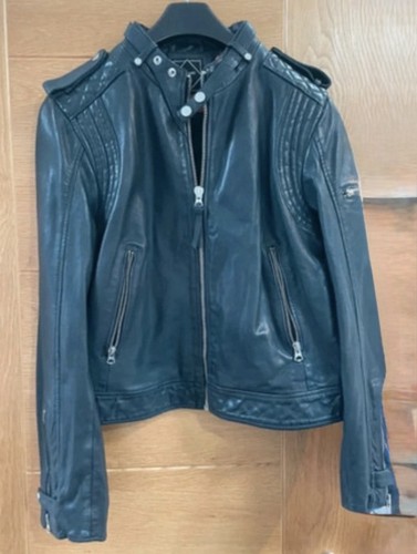 Superdry leather moto racer - ,