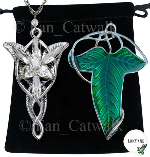 Elven leaf brooch - elven,