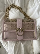 Pinko Transparent pink Medium Sized bag