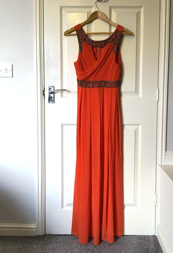 Orange red evening occasion - orange,