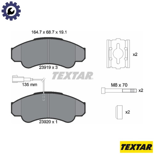 Brake pad set disc - pad,