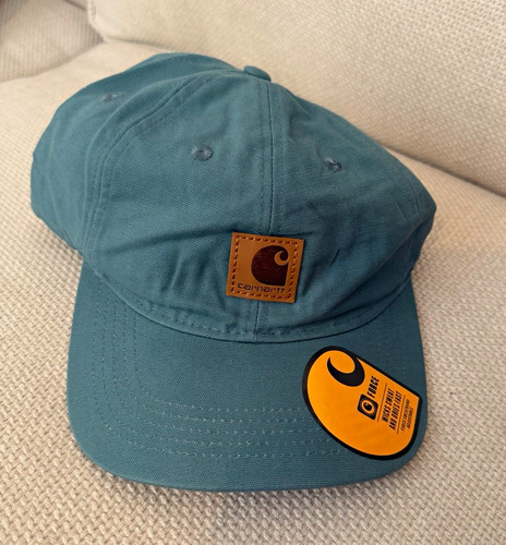 Carhartt blue canvas cotton - canvas,