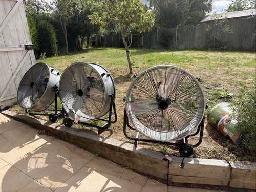 Three industrial fans 3 - three,