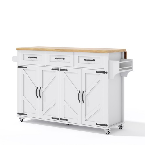 Kitchen island wheels - on,