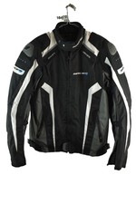 SPADA Black Textile Motorbike Jacket size M Mens Lined Riding Touring Casual