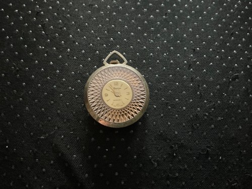 Gold colored watch pendant - colored,