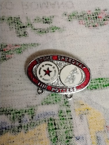 Stoke potters speedway badge - stoke,