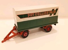 CORGI 1/50th SCALE SMALL BOX TRAILER COLLINS IDEAL FOR CODE 3 FUNFAIR CIRCUS etc
