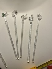 Set Of 6 Vintage art Glass