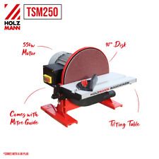 Holzmann Disc Sander TSM250 10" 254mm 45° Tilt Table Mitre Guide 550W 230V