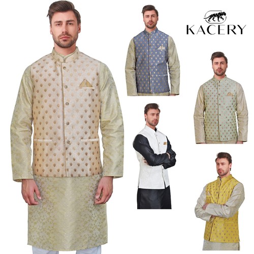 Men indian waistcoat modi - waistcoat,