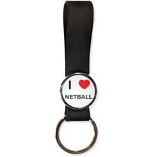 Netball I Love Silicone Loop