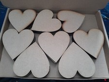 x24 MDF shape Hearts 10cm tall