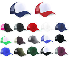 Beechfield Trucker Cap Snapback Hat Unisex 17 Great Colours New Stock