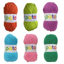 Cygnet Pato Chunky Knitting Wool Yarn Bundle 5x100g balls - Various Shades