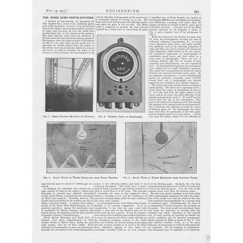 The behm echo - behm, depth