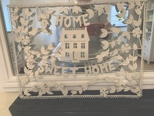 Floral cream home sweet home