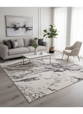 Gray Platinum contemporary Rug