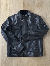 Belstaff Gangster 2.0 Hand Waxed Leather Jacket, Italy, Size UK50 EU60 (2XL-3XL)