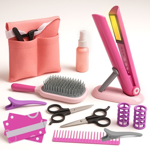 Girls hairdressing set pcs - girls, 14