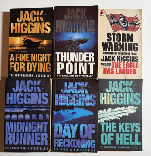 Jack higgins book bundle - 6,