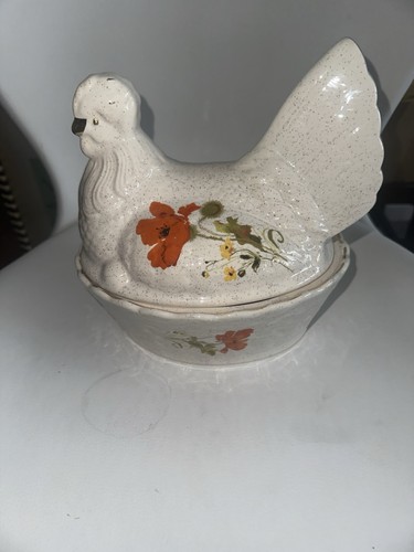 Kernewek cornwall pottery hen - pottery,