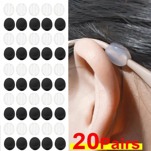 Silicone ear hooks glasses - ear,