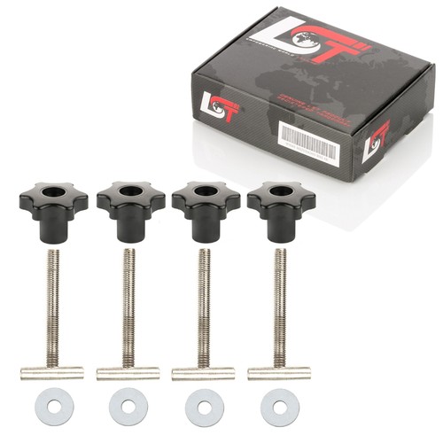 Fastening screws locking rail