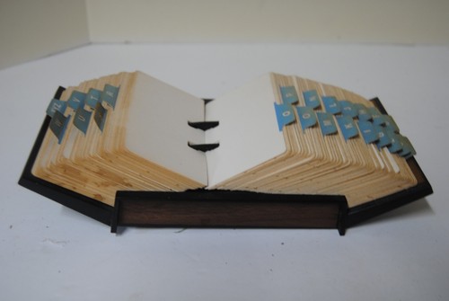 Vintage rolodex card - rolodex, vip