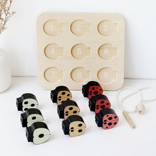 Wooden Tray Puzzle Ladybug