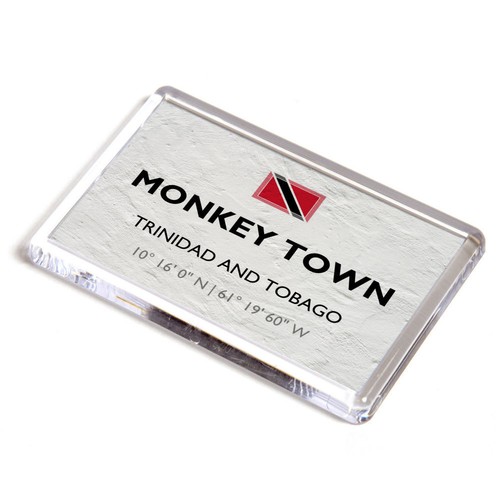 Fridge magnet monkey town - -,