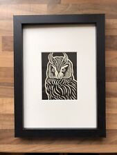 ‘Long Eared Owl’- Framed