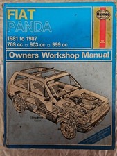 Fiat Panda Mk1 1981-87 Haynes workshop manual 793