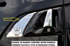 For SCANIA V8 BADGE CHROME