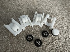 SET OF  FOUR RECARO SCHEEL SEAT RUNNER REPAIR GUIDES ESCORT CAPRI  RS2000 MEXICO