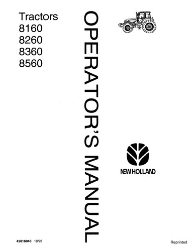 Ford new holland - holland, 8160