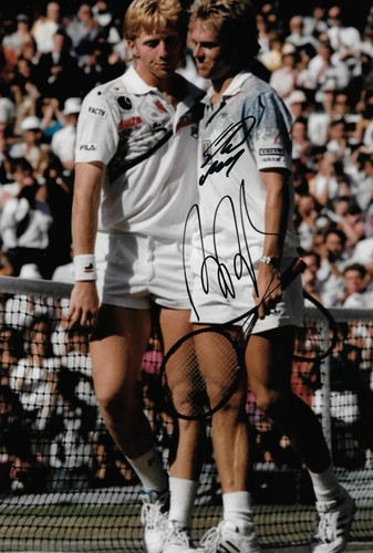 Stefan edberg hugs boris - stefan,