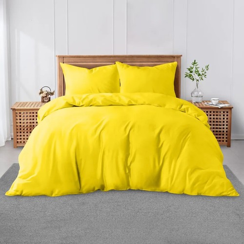 Plain dyed duvet quilt cover - plain,