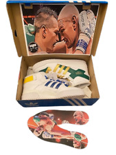 adidas Forum Custom Usyk vs Fury 2 Custom Trainers Size 9 White New in Box