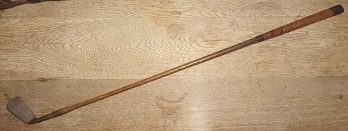 Antique hickory golf club - golf,