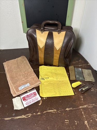 Vintage brunswick bowling bag - vintage,