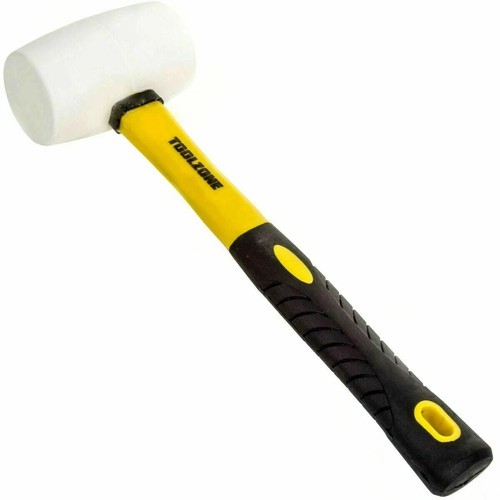 Rubber mallet 16oz white - white, no