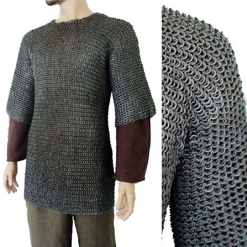Chainmail shirt mild - chainmail, steel