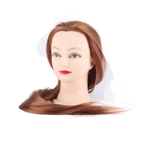 Mannequin head with hair - with,