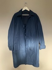 NEW H&M BLACK LIGHTWEIGHT BREATHABLE NYLON RAIN MAC COAT M