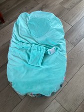 Baby Bean Bag Chair Green And Pink REDUCED IN PRICE. 