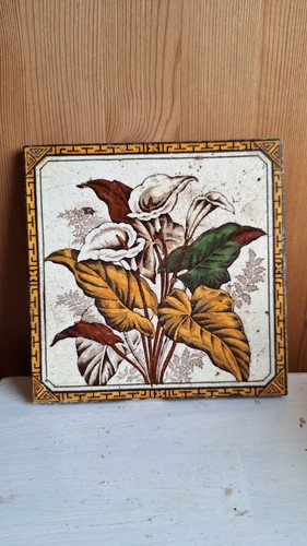 Victorian fireplace tile - victorian, ,with