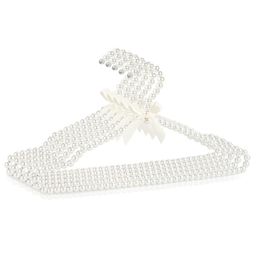 Pack pearl clothes hangers - pearl,