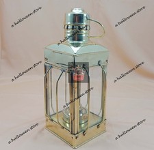 Brass Square Anchor Oil Lamp